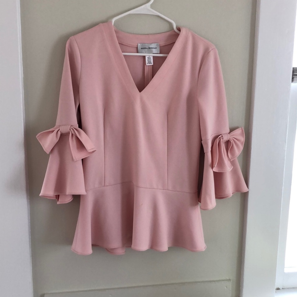Pink Peplum Top